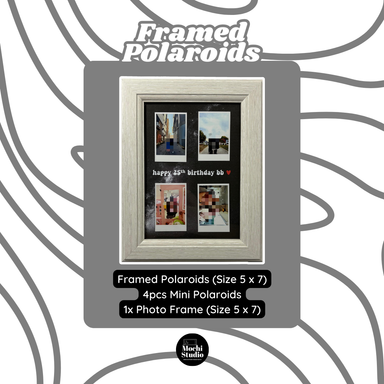 Framed Polaroids (Size 5 x 7)