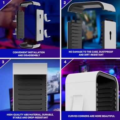 Suporte de armazenamento de videogame Universal PS5/PS4/Xbox One/Xbox 360/Xbox Series X/S/Switch