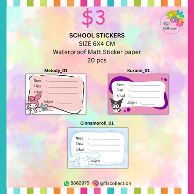 School Sticker (Matte)