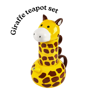 Giraffe Teapot Set