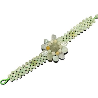 Jade Sunflower Bracelet