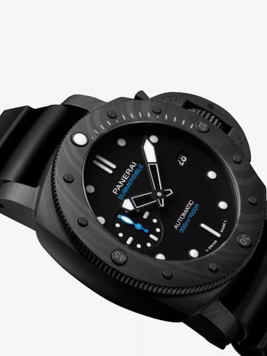 Panerai Submersible Carbotech And Rubber Automatic Watch