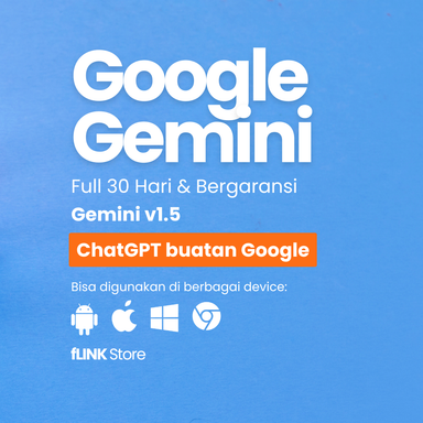 Google Gemini Premium 30 Hari Resmi