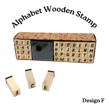 Alphabet Wooden Stamp