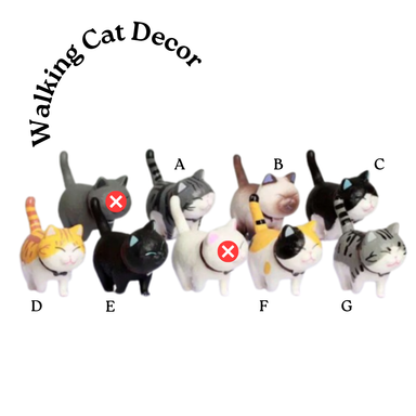 Walking Cat Decor