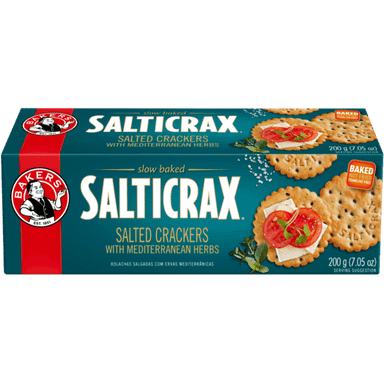 Salticrax Salted Crackers 200g Assorted