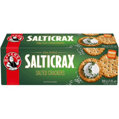 Salticrax Salted Crackers 200g Assorted