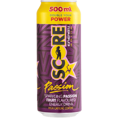 Score Guarana Passion Fruit 500ml