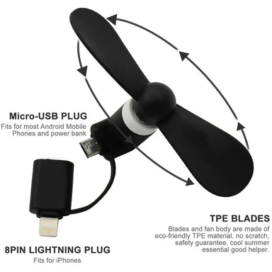 2in1 PORTABLE MINI USB FAN