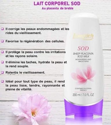 Crème solaire SOD