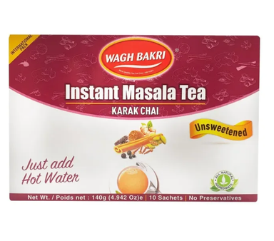 Wagh Bakri Instant Masala Chai (Unsweetened) 140g