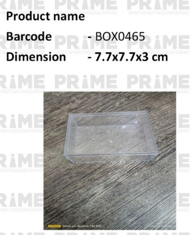 Clear 00 Plastic Box