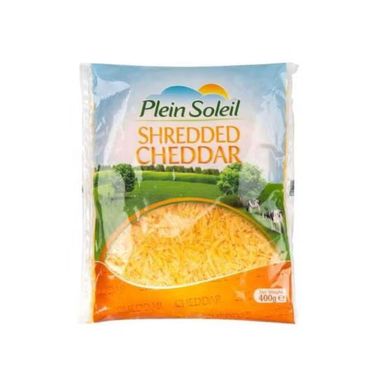 PLEIN SOLEIL Shredded Cheddar 400g