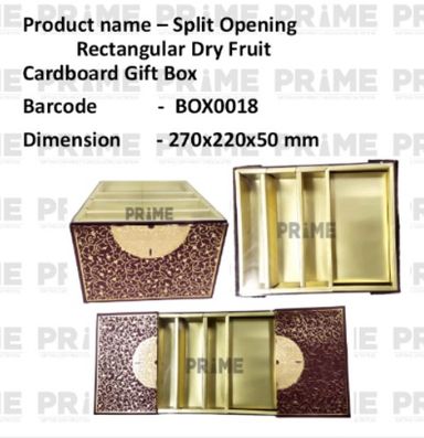 Split Opening Rectangular Gifting Hardpaper Gift Box