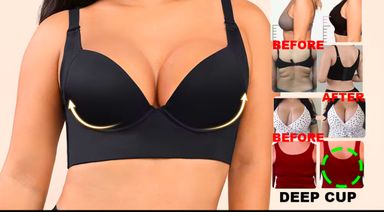 BRA PUSH UP DEEP CUT HIDE BACK FAT 