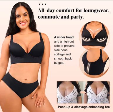 BRA PUSH UP DEEP CUT HIDE BACK FAT 