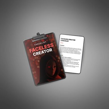 Faceless Creator - Checklist