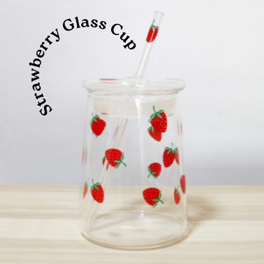 Strawberry Glass Cup