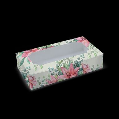 Colourful Blossom Mithai/Brownie Box for 6