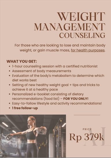 Weight Management Counseling + Nutritional Assessment