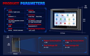 LAUNCH X431 PAD III V2.0 , Full System Diagnostic Tool Support Coding And Programming.