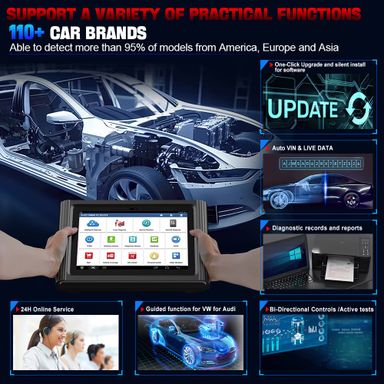 LAUNCH X431 PAD III V2.0 , Full System Diagnostic Tool Support Coding And Programming.