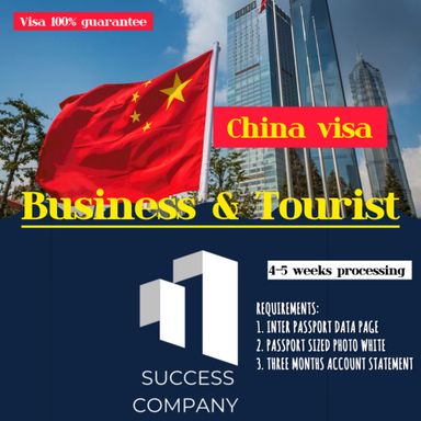 CHINA Business & Tourist Visa 