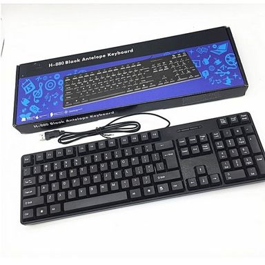 Teclado com fio H-880 Black Antelope