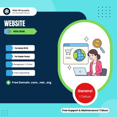 Jasa Pembuatan Website (Paket Media Online)