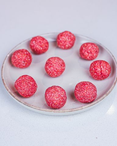 Strawberry Protein Ball