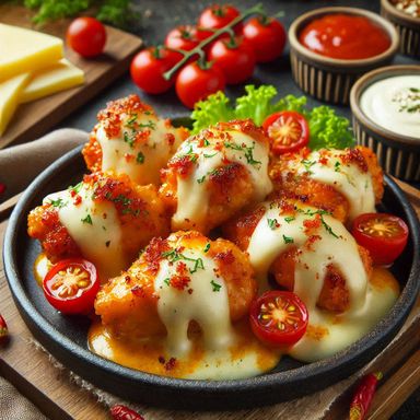 Hot Cheese Mozarella Wings