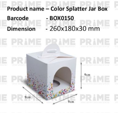 Colour Splatter Jar Box