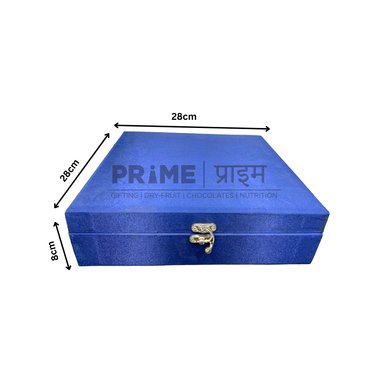 Royal Blue Square Hamper Box