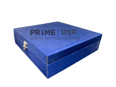 Royal Blue Square Hamper Box