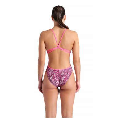 Arena Women's Arena Pink Dahlia Swimsuit Lace Back