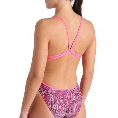 Arena Women's Arena Pink Dahlia Swimsuit Lace Back