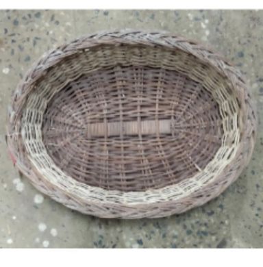 Oval Rattan Basket Medium 36 X 26 X 7