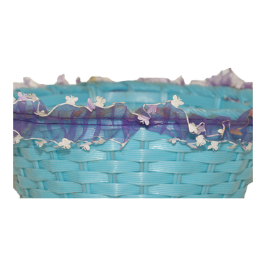 Blue Basket With Handle