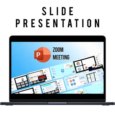 Presentation Slide Template with Zoom Theme