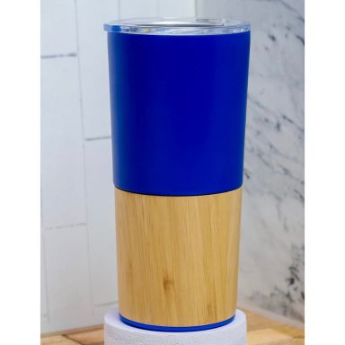 500ml Thermal Mug with a Wooden Base