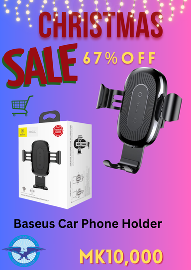 BASEUS Car Phone Holder and Wireless Charger