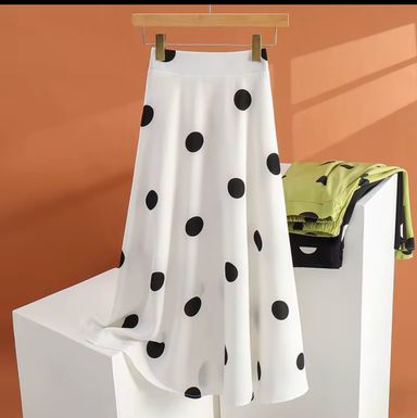 HEPBURN A-LINE UMBRELLA SKIRT POLKA DOT