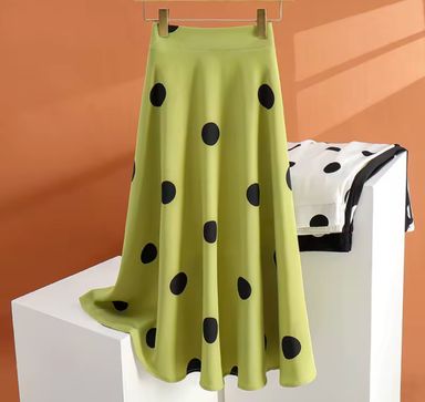 HEPBURN A-LINE UMBRELLA SKIRT POLKA DOT