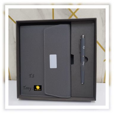 2 in 1 Notebook and Pen Gift Set +Waterbottle 