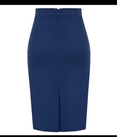 HIGH WAIST SPLIT BODYCON PENCIL SKIRT