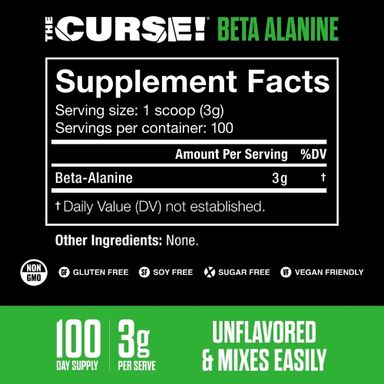 The Curse Beta Alanine 100 servs JNX