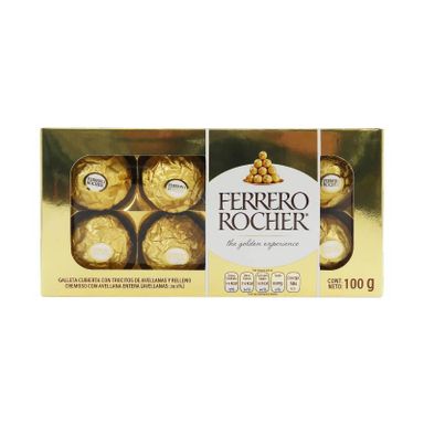 Chocolate Ferrero Rocher 8pza. 100g