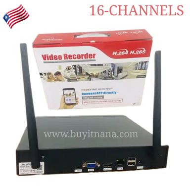 WIRELESS NETWORK 16 CHANNELVIDEO RECORDED 