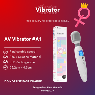 AV Vibrator multi speed large size