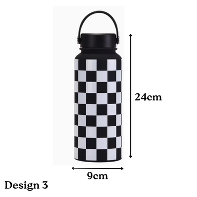 1L Printed Stainless Steel Bottle